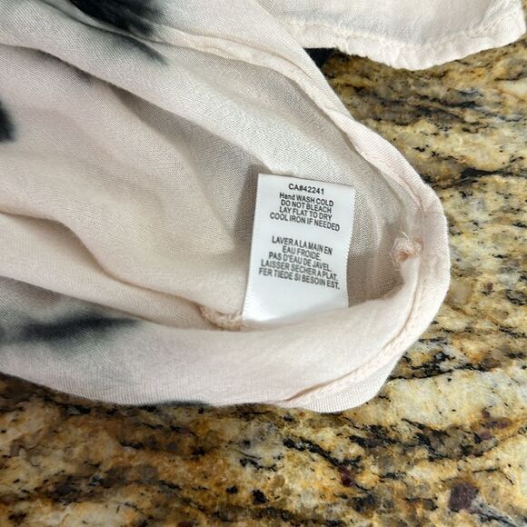 Young Fabulous And Broke Tie Dye Bell Sleeve Tie Front Boho Top Size XS - Picture 7 of 9